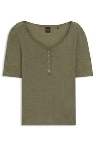 Футболка BOSS Orange, Dark green