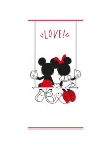 Disney Хлопковое полотенце Disney, банное полотенце, пляжное полотенце 70x140 см, белого цвета