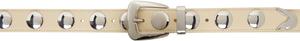 Бежевый ремень Benny Studs KHAITE