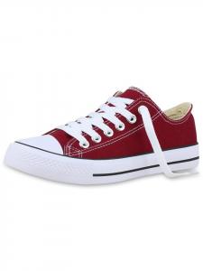 Кроссовки на шнуровке VAN HILL, цвет dunkelrot