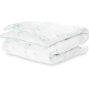 Юлиус Целльнер одеяло с пухом Всесезонное стеганое одеяло теплое, наполнение: 90% утиный пух, 10% утиное перо, 1 шт. Julius Zöllner, белый