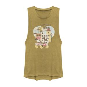 Мускулистая майка для юниоров Disney's Mickey & Minnie Summer Lovin' Beach Vibes Licensed Character