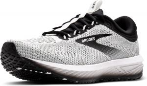 Мужские нейтральные беговые кроссовки Brooks Revel 7, белый/черный