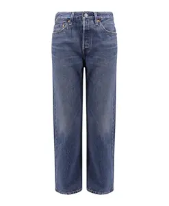 Укороченные легкие джинсы 501 оригинального кроя Levi'S, синий