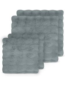 Aspero 4 наволочки из искусственного меха, 2 x 45 x 45 см, 2 x 60 x 60 см, Milan, темно-серый цвет