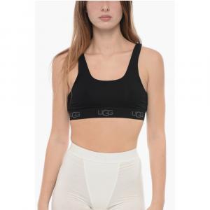 Однотонный бюстгальтер GWENDOLYNN с логотипом на ленте Ugg, Black