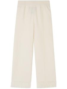 Alanui брюки Finest с бахромой, белый