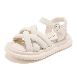 Сандалии детские, легкие, износостойкие, с амортизацией, низкие ABC KIDS, бежевый