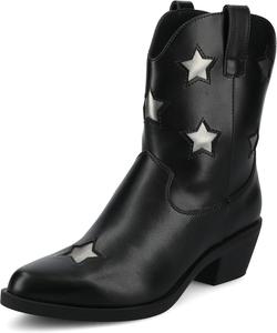 Женские западные ботильоны Journee Collection Underwood на резинке, черный