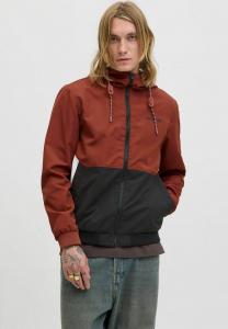 Куртка Jack & Jones JJERUSH HOOD, Burnt Henna/Brown