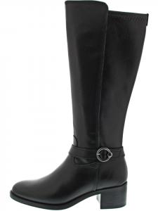 Tamaris Черные высокие сапоги