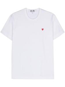 Comme Des Garçons Play футболка с нашивкой, белый
