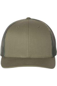 Кепка дальнобойщика Richardson Printed Mesh Back, цвет loden/ green camo