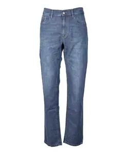 Повседневные джинсы из смеси льна. Bikkembergs, синий