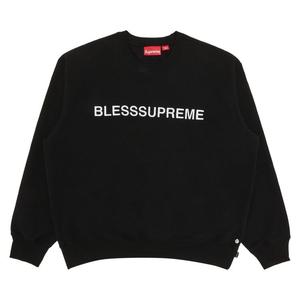 Толстовка Supreme x Bless Crewneck, черный