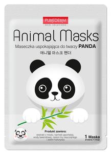 PUREDERM Веганская маска ANIMAL PANDA, 21 мл