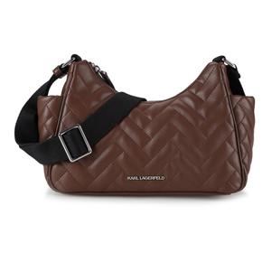 Karl Lagerfeld Сумка через плечо 'Brick' в темно-коричневом цвете