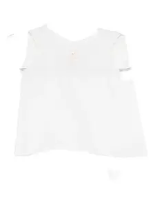 Топ с вышивкой и фигурным краем Mariella Ferrari, белый