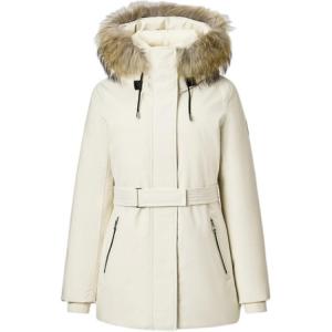 Куртка пуховая FW25 женская MACKAGE, кремовый белый