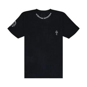 Футболка Chrome Hearts Neck Logo T-Shirt, черный