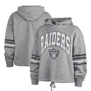 Толстовка с капюшоном '47 Heather Gray Las Vegas Raiders Upland Bennett Unbranded