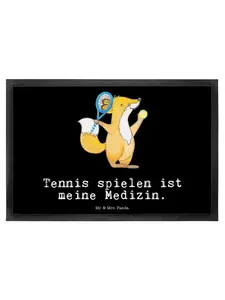 Коврик для ног Mr. & Mrs. Panda, черный