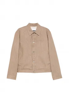 Пиджак на пуговицах Jil Sander, бежевый