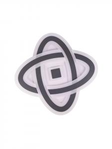 Näve Светодиодный потолочный светильник "MILLA" серого цвета - (Д)48 см x (Ш)48 см x (В)6 см - Класс энергоэффективности E