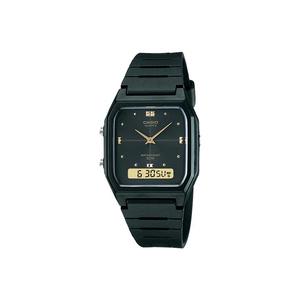 CASIO Часы Men YOUTH Black Watch AW-48HE-1AVDF, Black Dial