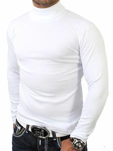 Толстовка RESLAD Sweatshirt sportlicher Rolli, белый