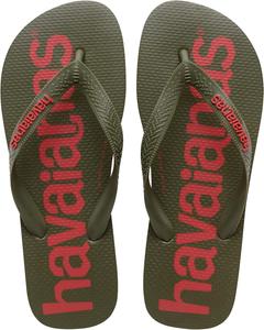 Сланцы Havaianas Unisex Top Logomania 2, зеленый