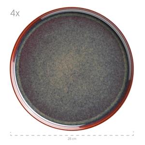 Столичный сервиз 8 шт Mäser, красновато-коричневый