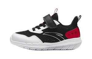 Кроссовки для дошкольников с низким верхом, нескользящие, износостойкие, дышащие Antakids, черный/белый/красный