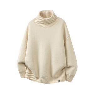 Вязаный водолазка Unisex Moderate VanCamel, оранжевый fleece-lined