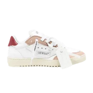 Кроссовки Off-White Wmns 5.0 Low 'White Blush Pink Brick Red', белый