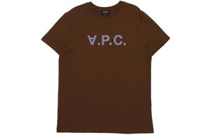 Флисовая хлопковая футболка vpc A.P.C, Chocolate