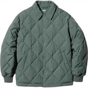 Куртка Uniqlo Puffertech Quilted, 55 зеленый