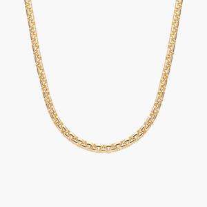 24-дюймовая цепочка из цельного желтого золота 14 карат (2,7 мм) Blue Nile