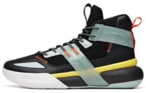 Баскетбольные кроссовки Crazy 4 мужские высокие черные/зеленые/белые Anta