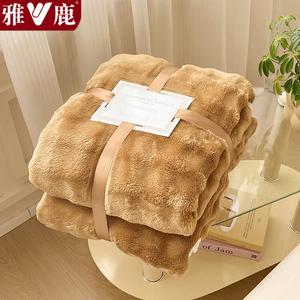 Yalu Плед из флиса 100х150 см, цвет kaki, класс A, согревающий