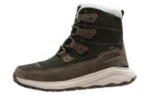 Женские кроссовки с высоким берцем и мягкой подошвой, препятствующей скольжению JACK WOLFSKIN, Green/4341