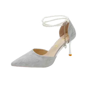 PARK DANCE Серебряные женские туфли на высоком каблуке, цвет Silver