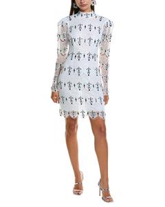 Мини-платье PatBO с кружевом, белый