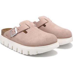 Бостонский толстый клог от Papillio Birkenstock, light rose suede