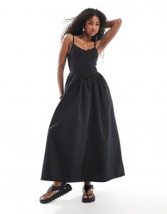 Платье макси Cotton On Romee черного цвета Cotton:On