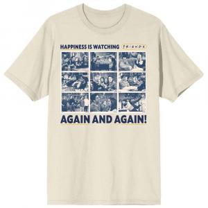 Мужская футболка «Счастье для друзей» Licensed Character, черный