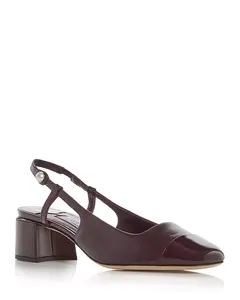 Женские туфли-лодочки Elisa 45 с открытой пяткой Jimmy Choo, красный