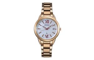 SEIKO Часы Lukia Quartz Movement Stainless Steel Strap Watch Women's Watch Silver Dial
