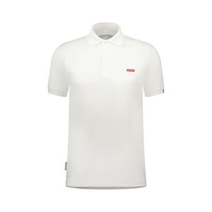 Футболка поло Matrix с воротником, умеренно прямого кроя MAMMUT, белый-logo style