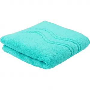 Полотенце Ощущение кашемира, 100% хлопок, с волнистой каймой, большой выбор цветов Ross, Bleached aqua